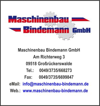 Maschienenbau Bindemann